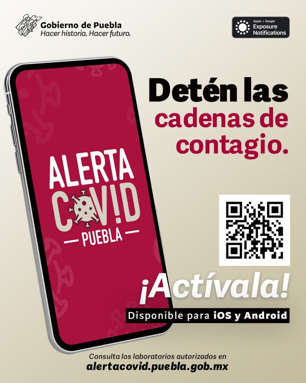 Aplicación Alerta Covid Puebla