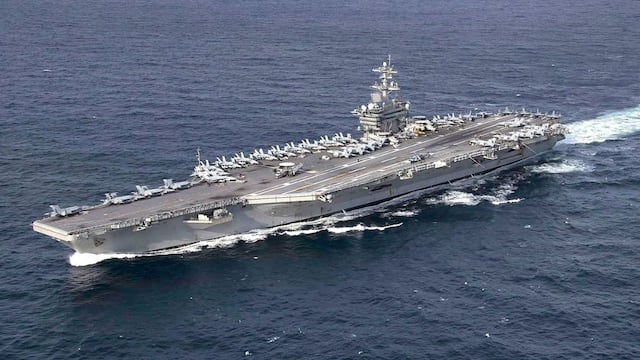 Irán afirma que lanzó cuatro misiles balísticos contra el USS Abraham Lincoln