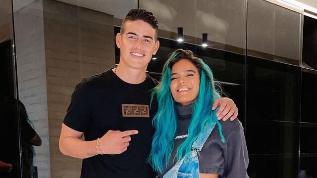 Karol G y James Rodríguez