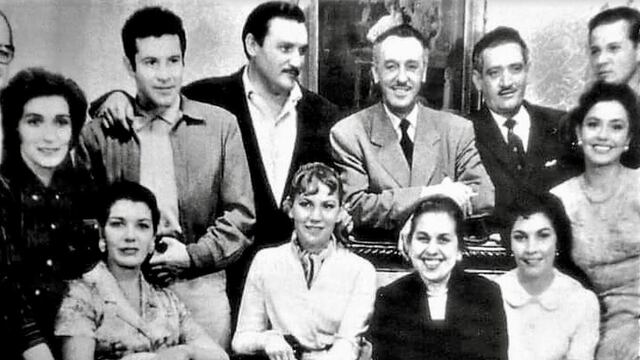 Elenco de la primera telenovela mexicana. Foto: Plácido Garza
