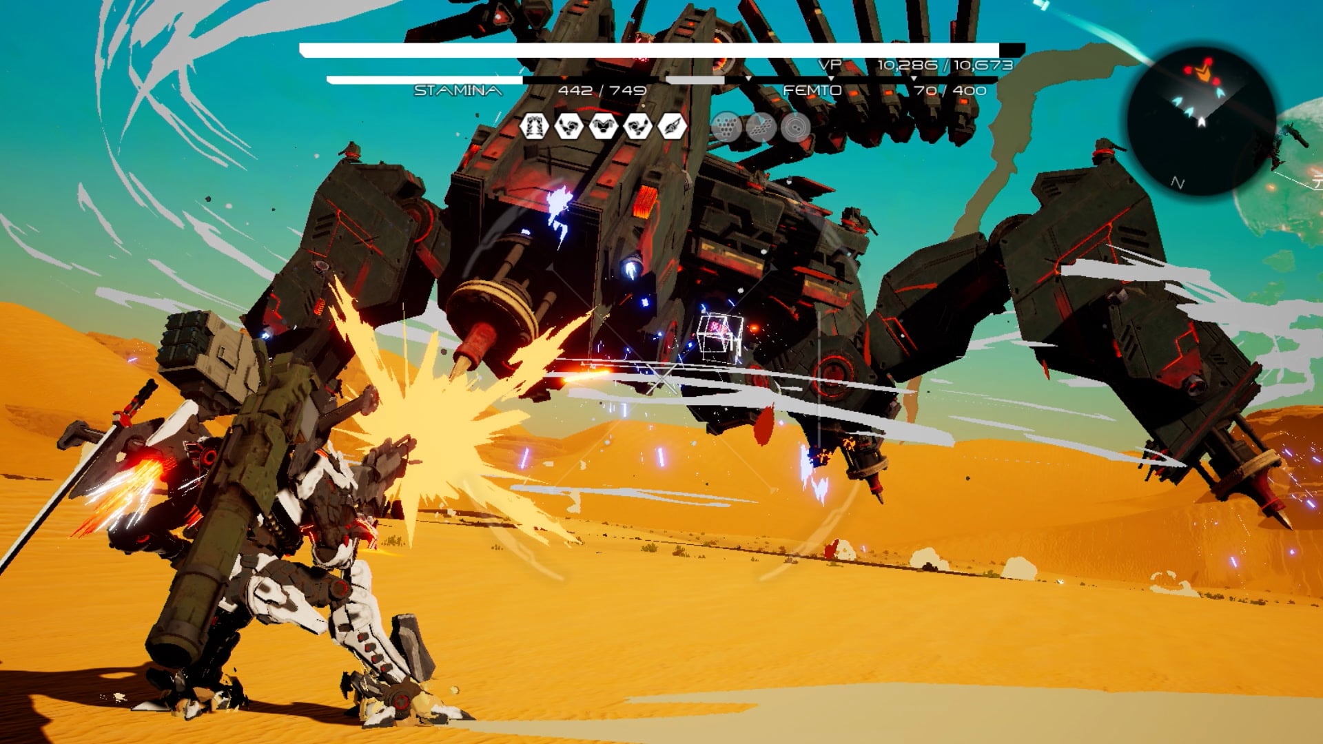 Gameplay Daemon X Machina