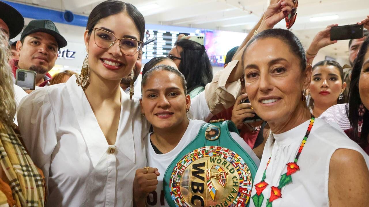 Claudia Sheinbaum fue recibida por Geraldine Ponce en Puerto Vallarta, Jalisco
