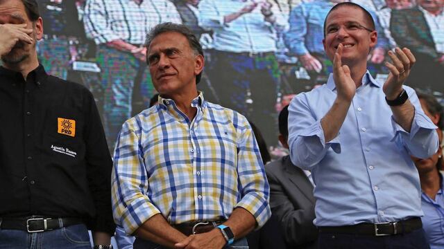 Miguel Ángel Yunes y Ricardo Anaya.