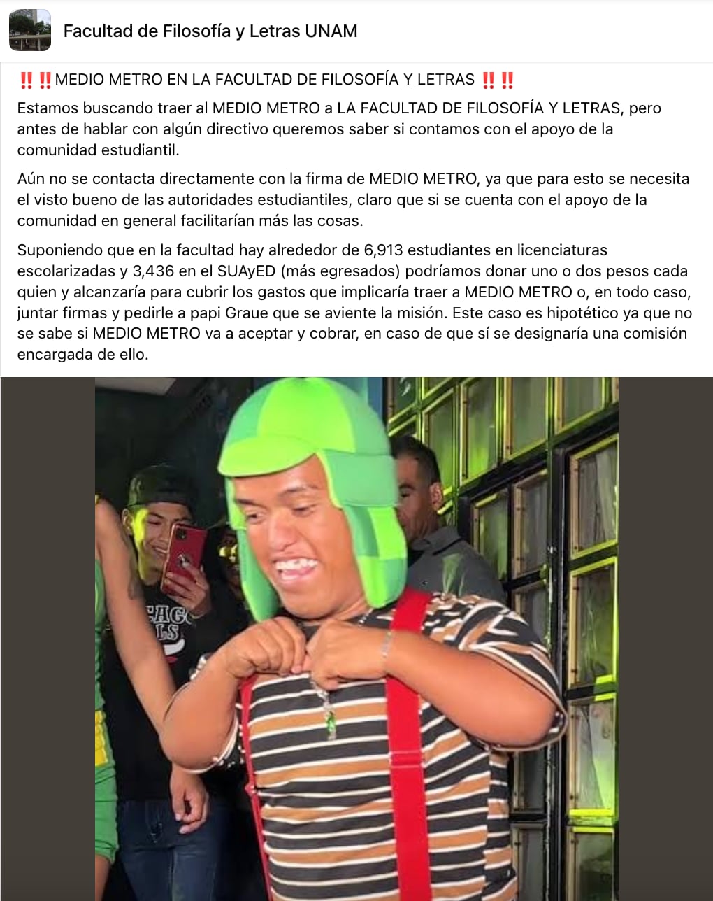 Buscan que Medio Metro vaya a la UNAM