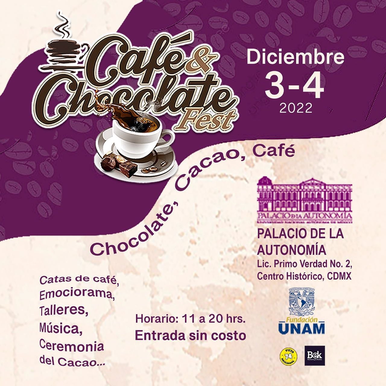 Café y Chocolate Fest 3 y 4 de diciembre