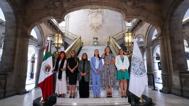 Claudia con las gobernadoras