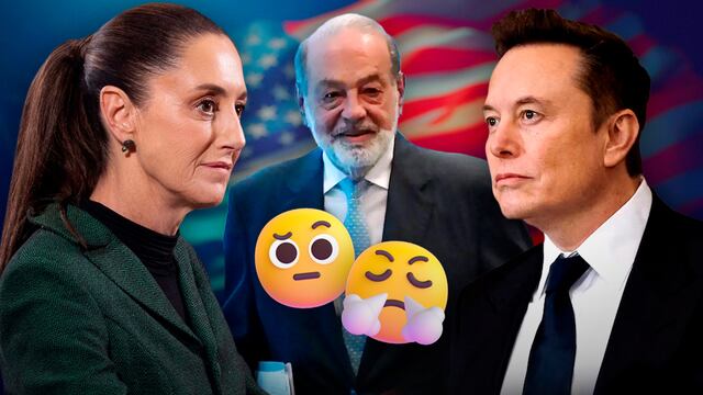 Claudia Sheinbaum defiende a Carlos Slim de acusaciones de Elon Musk