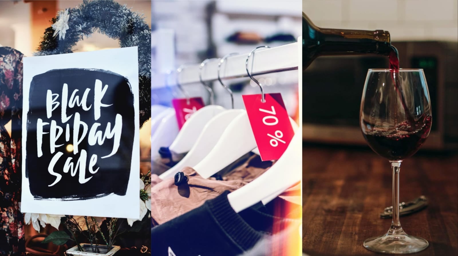 Este 24 de noviembre es el Black Friday en México, el Día de No Comprar Nada y el Día del Vino Tinto