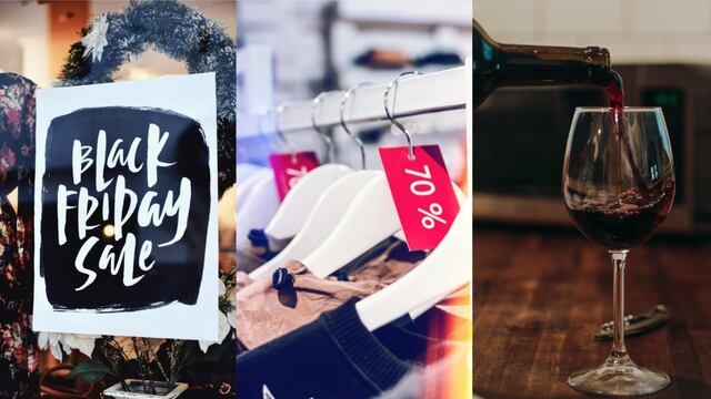 Este 24 de noviembre es el Black Friday en México, el Día de No Comprar Nada y el Día del Vino Tinto