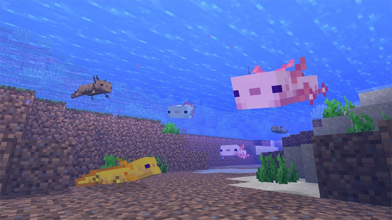 Ajolote de Minecraft
