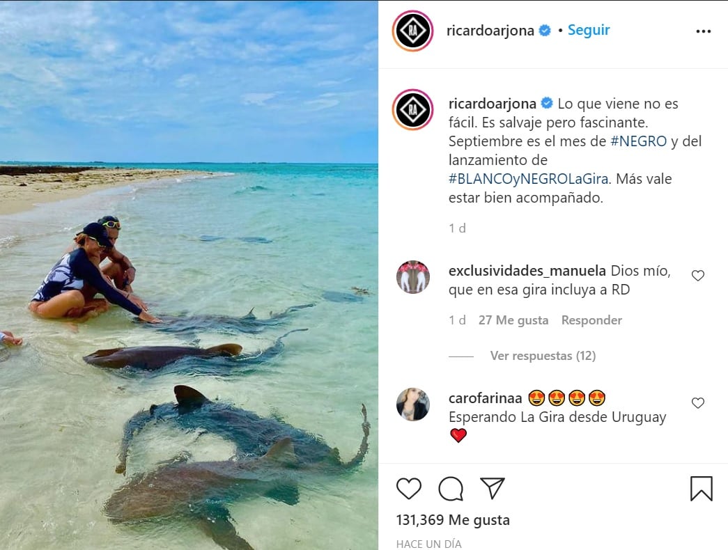 Ricardo Arjona, gira musical "Blanco y Negro"