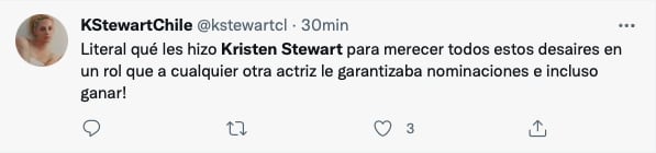 Kristen Stewart vuelve a ser tendencia ahora tras no haber sido nominada a los BAFTA 2022
