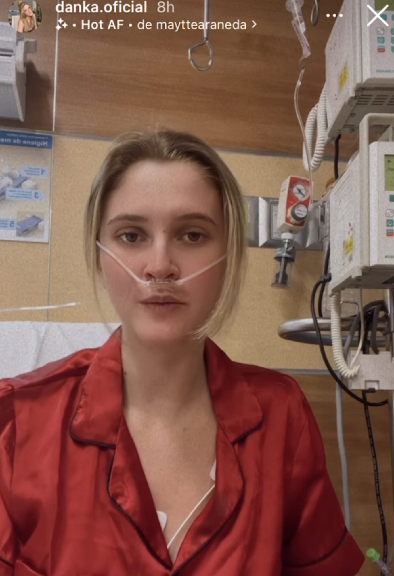 Danka, hija de Daniela Castro, fue hospitalizada de emergencia