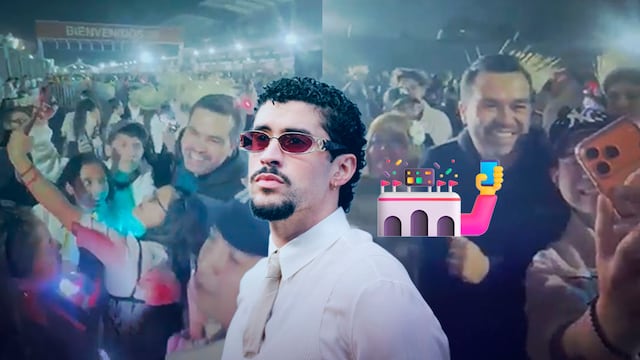 Jorge Álvarez Maýnez se aparece en concierto de Bad Bunny