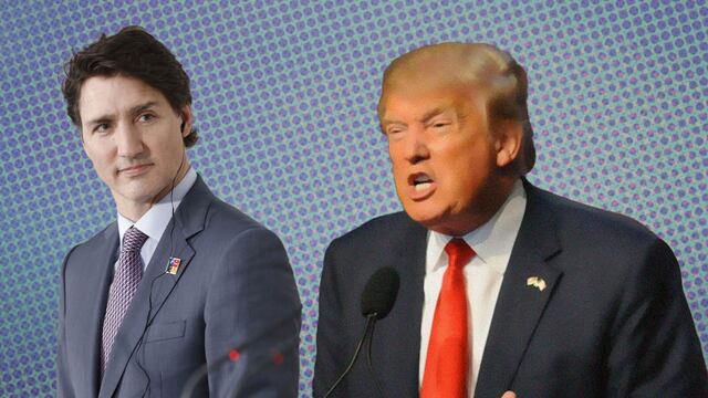 Justin Trudeau y Donald Trump