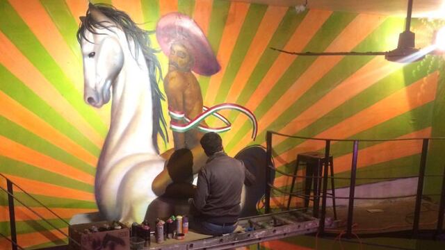 Así luce la obra de Fabián Chairez en el Marra