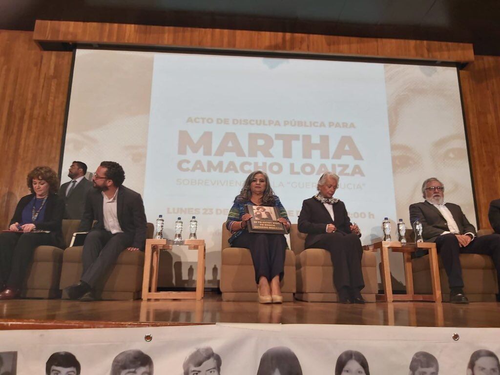 Disculpa pública a Martha Camacho.