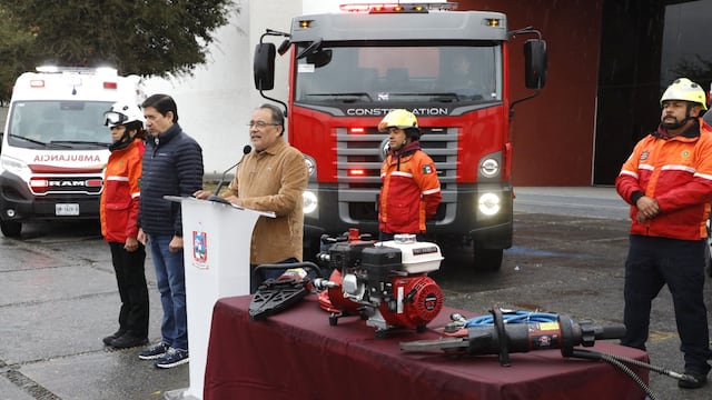 Andrés Mijes fortalece Protección Civil con nuevas unidades de rescate.