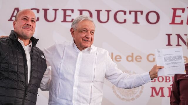 Enrique Alfaro y AMLO