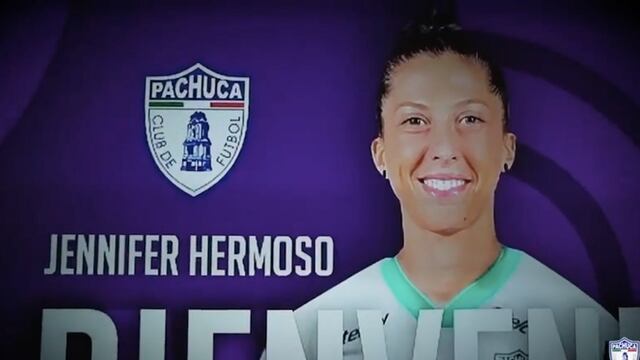 Jenni Hermoso, nueva jugadora del CF Pachuca Femenil.
