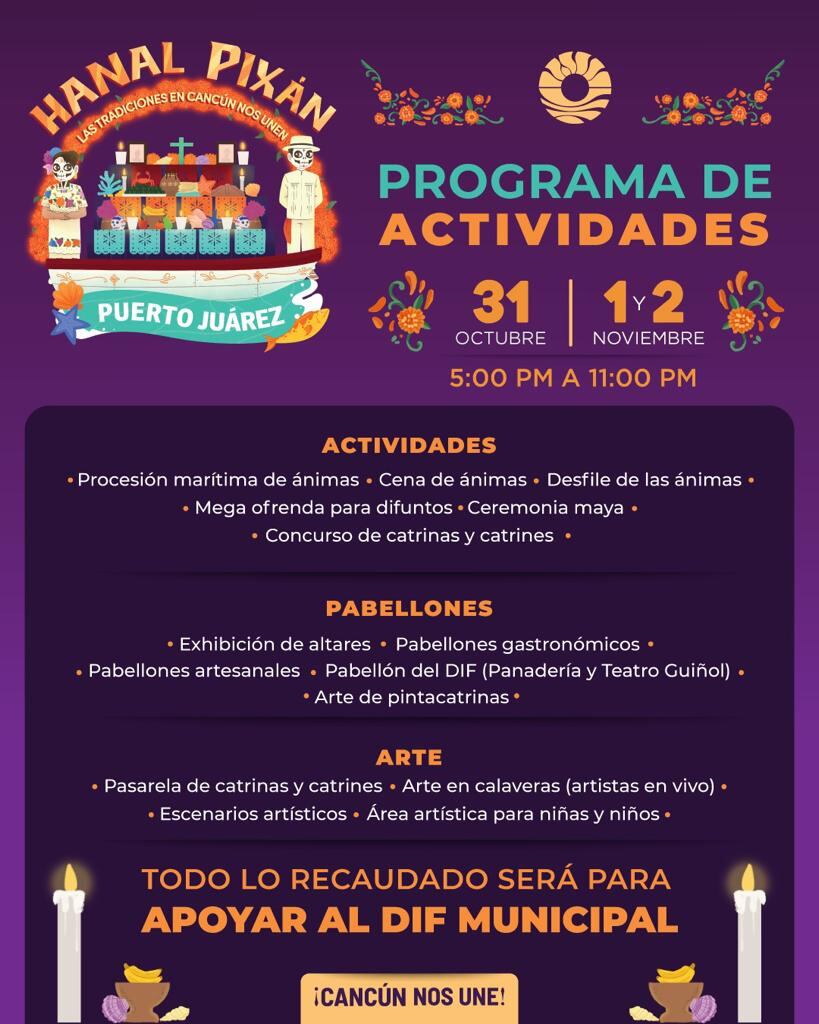 Hanal Pixán 2023, festival del Día de Muertos