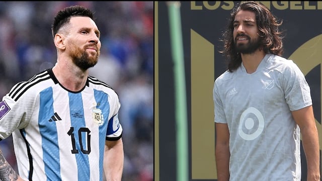 Lionel Messi y Rodolfo Pizarro
