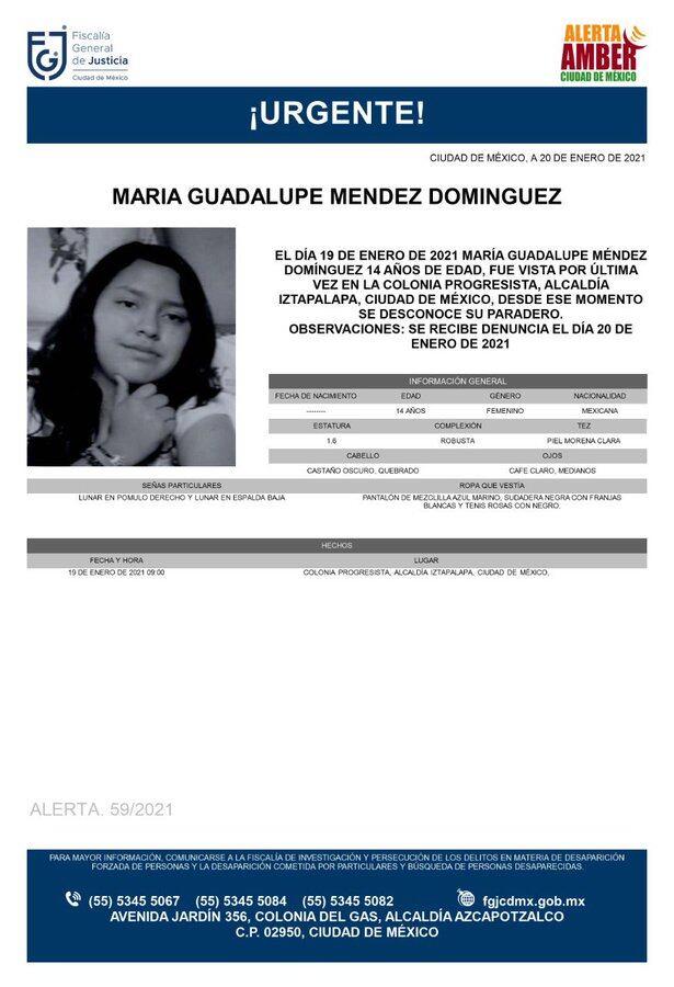 Ficha de búsqueda de María