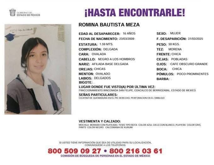 Coacalco: Han desaparecido 6 mujeres en diferentes puntos y esto se sabe