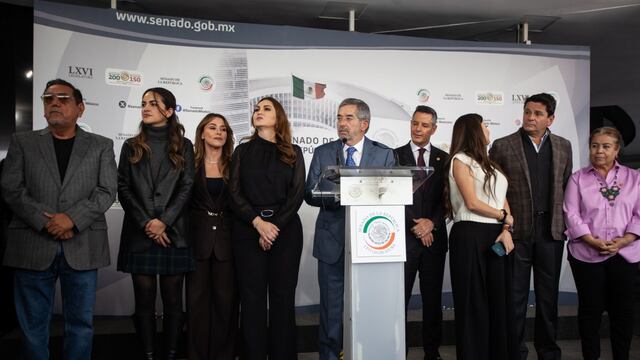 Juan Ramón de la Fuente secretario de la SRE ofreció conferencia de prensa luego de su ratificación en la Cámara de Senadores