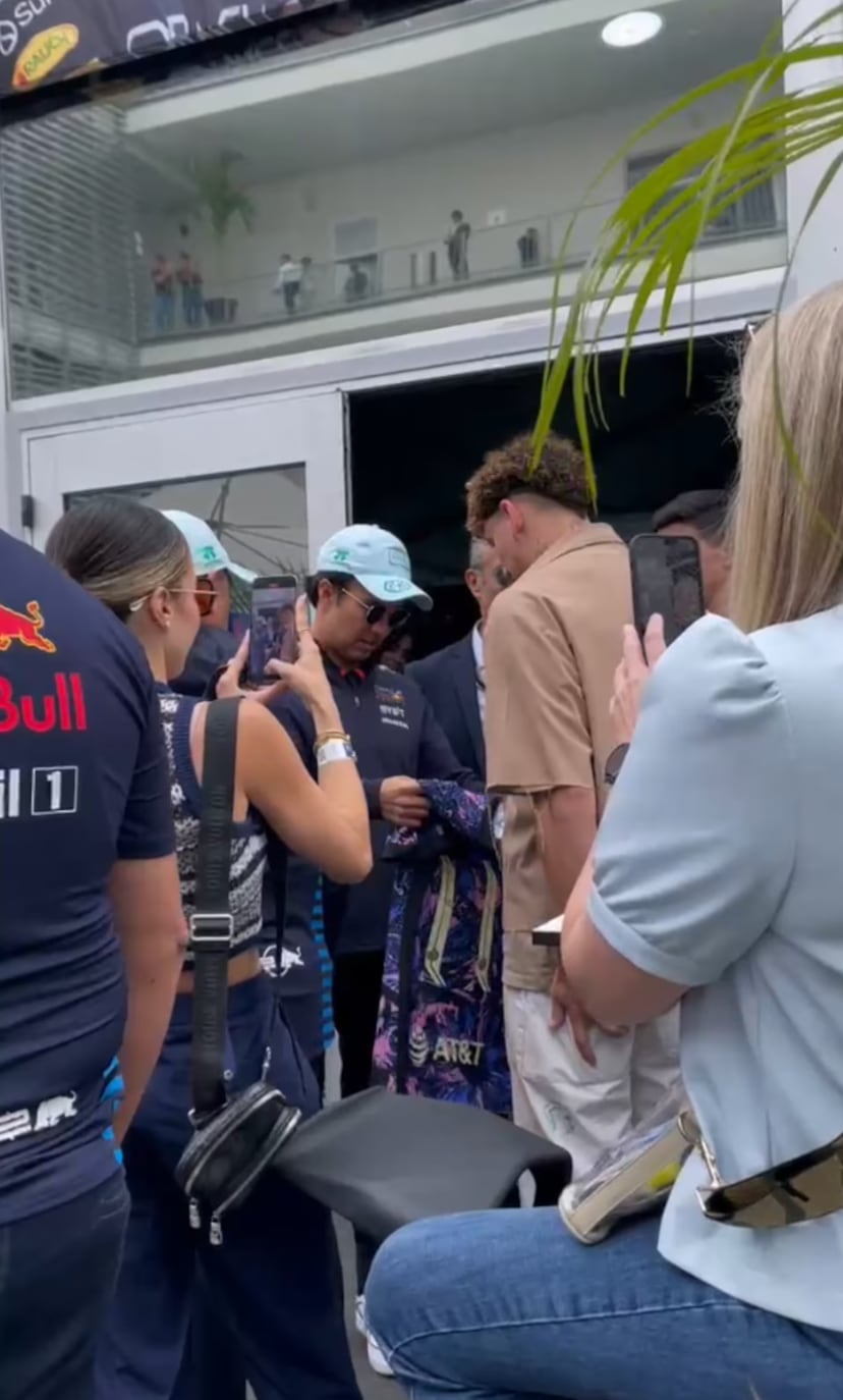 Igor Lichnovsky y Checo Pérez en el GP de México 2024