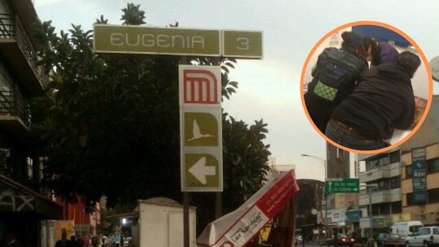 Nace niño en Metro Eugenia; una policía ayudó en el parto del bebé