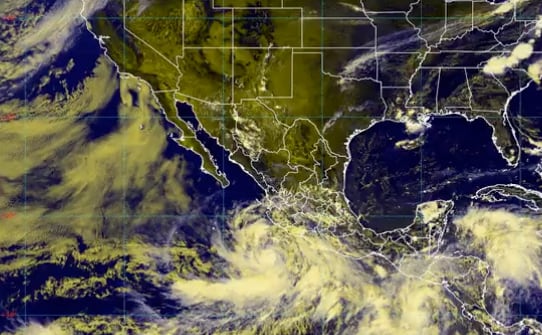 Depresión Tropical “Tres-E”, generada por huracán Blas, categoría 1