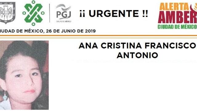 Ana Cristina Francisco Antonio tiene 17 años