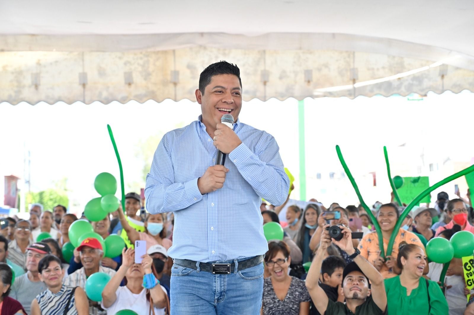 Ricardo Gallardo entrega la nueva avenida Industrias