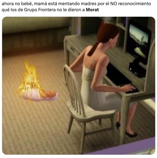 Memes funan a Grupo Frontera por no dar créditos a Morat al ganar en los Latin American Awards