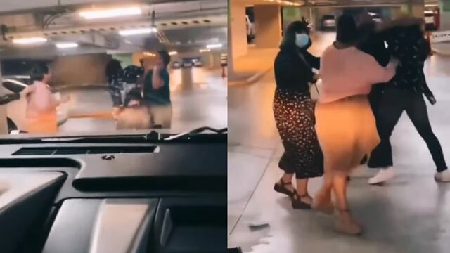 Se pelean a golpes en El Buen Fin 2022 en Boca del Río, Veracruz