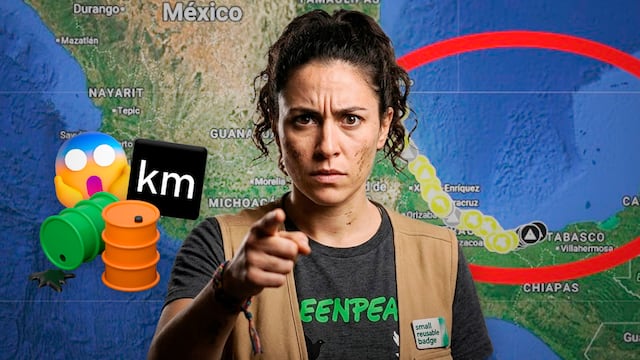 Greenpeace estima derrame de 630 km en el Golfo