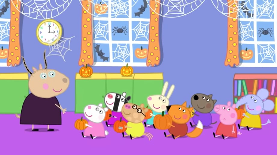 Peppa Pig, calabazas