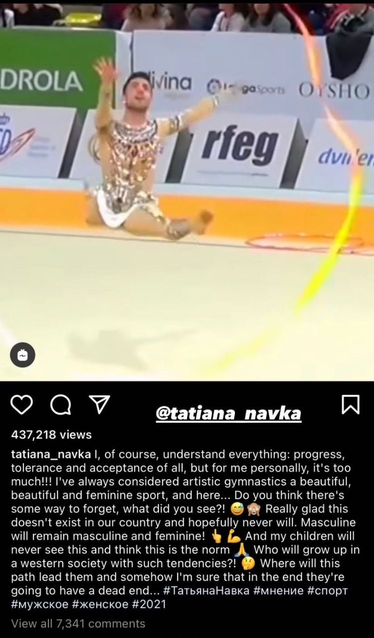 Comentario de Tatiana Navka sobre Cristofer Benítez.