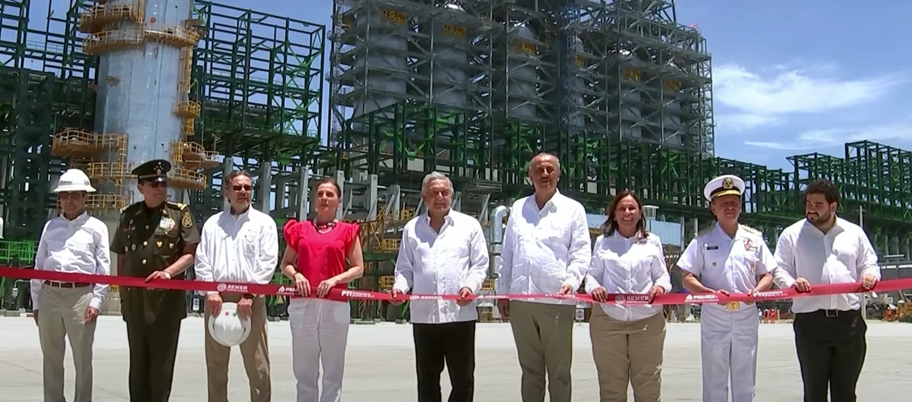 Inauguración de la refinería Olmeca en Dos Bocas, Tabasco