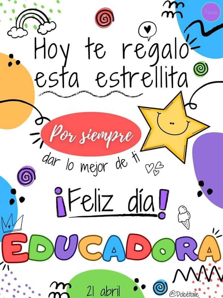21 de abril, Día de la Educadora