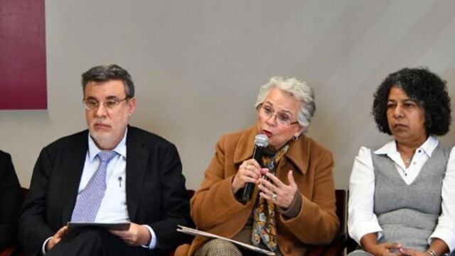 Olga Sánchez Cordero, titular de la Segob.