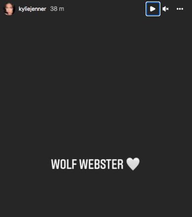 Kylie Jenner revela nombre de su hijo