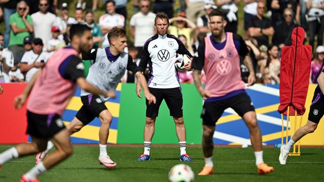 Selección de Alemania, previo a su debut en la Eurocopa 2024.