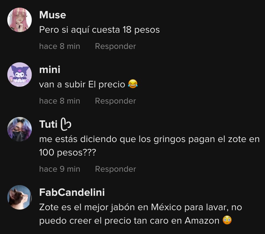 Comentarios al jabón Zote