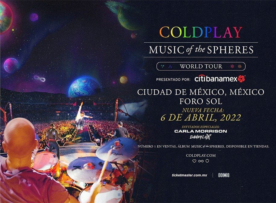 Flyer Coldplay