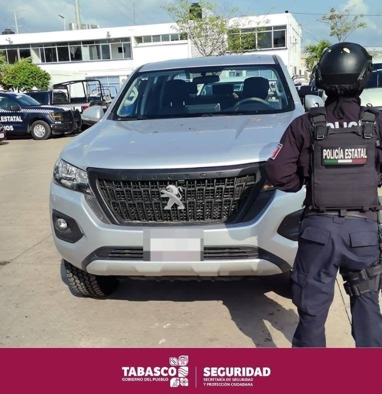 SSPC y FIRT Olmeca aseguran vehículos robados