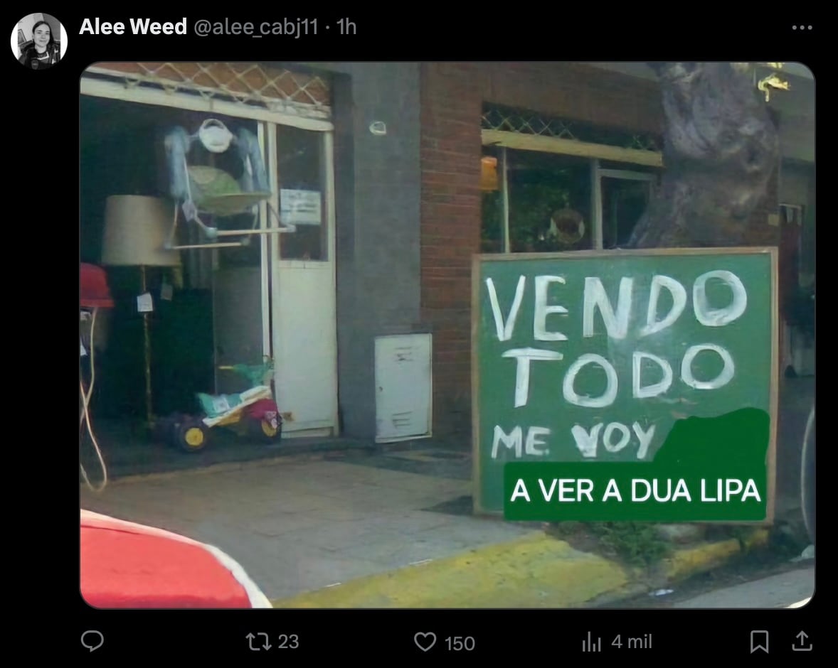 Los conciertos de Dua Lipa en México inspiran memes de gente endeudada por tantos artistas