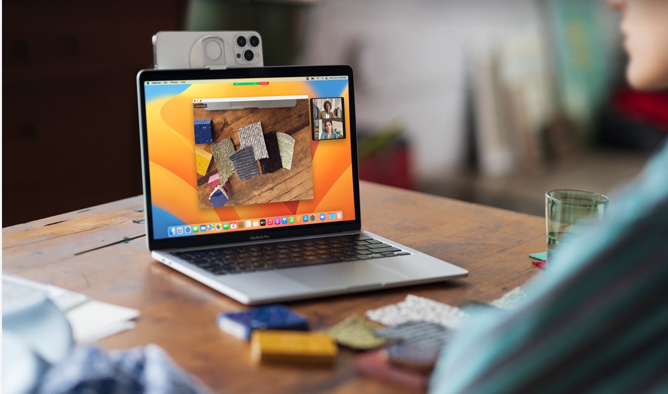 Apple dejará usar el iPhone como cámara web en la MacBook