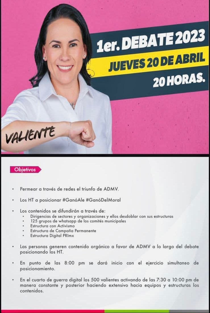 Supuesta trampa de Alejandra del Moral